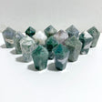 Moss Agate CupCake Shape Tower Points Wholesale -Wholesale Crystals
