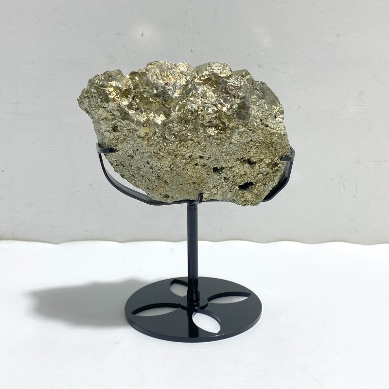Natural Pyrite Mineral Specimen With Stand A1 -Wholesale Crystals