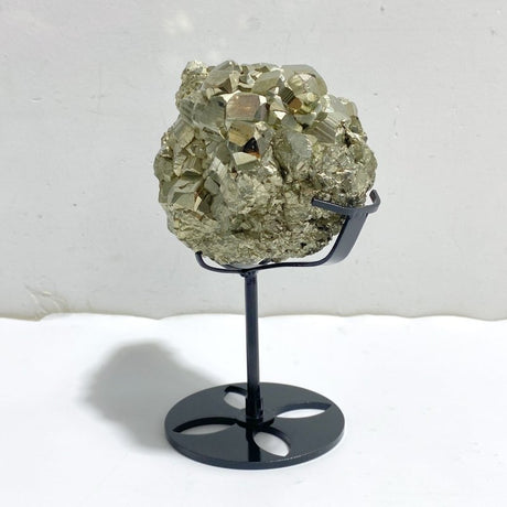 Natural Pyrite Mineral Specimen With Stand A4 -Wholesale Crystals