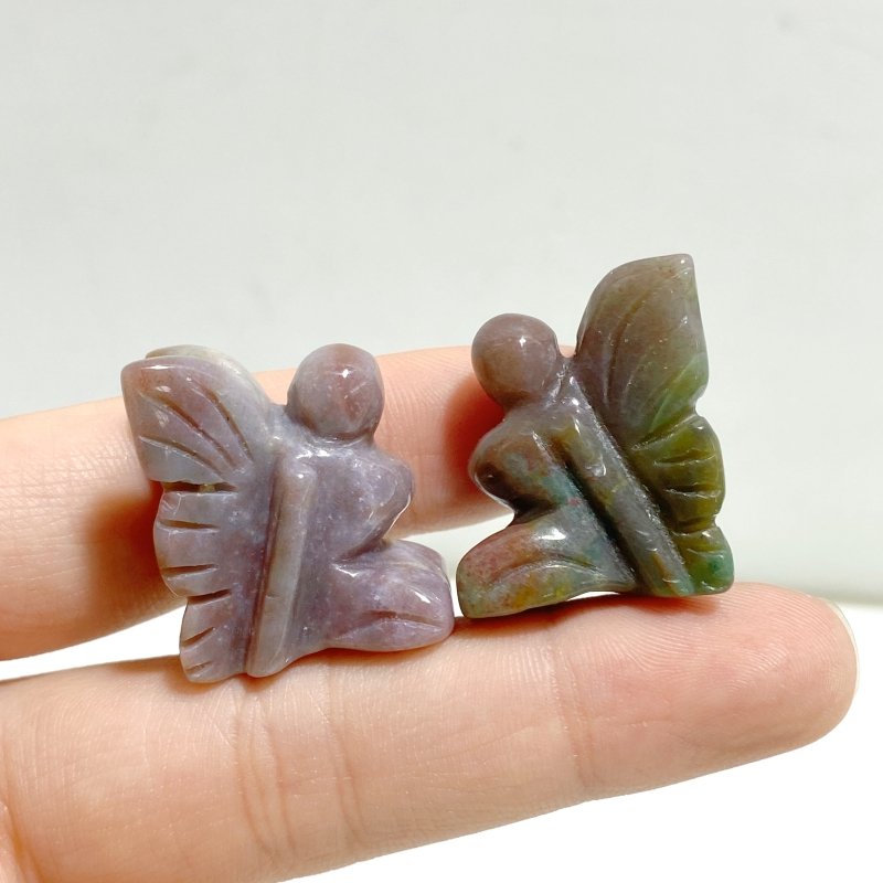 Ocean Jasper Butterfly Fairy Carving Wholesale -Wholesale Crystals