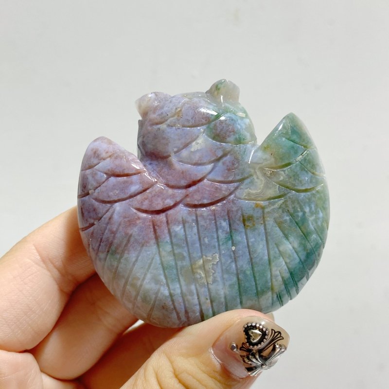 Ocean Jasper Owl Carving Wholesale -Wholesale Crystals