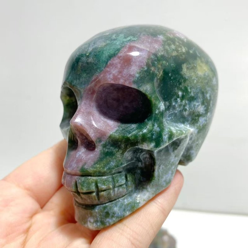 Ocean Jasper Skull Carving Wholesale - Wholesale Crystals