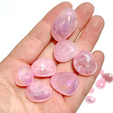 Pink Aura Rose Quartz Small Tumbled Wholesale Clearance - Wholesale Crystals