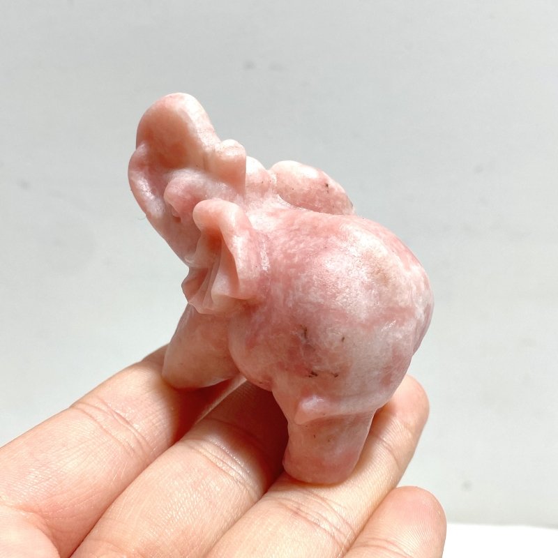 Pink Opal Elephant Carving Wholesale - Wholesale Crystals
