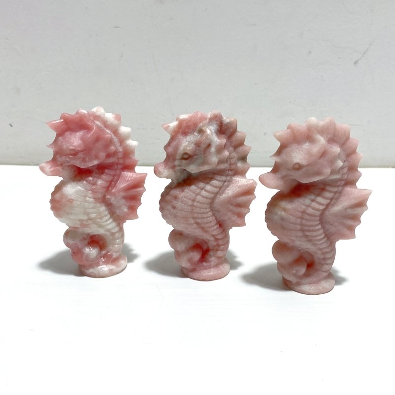 Pink Opal Seahorse Carving Wholesale - Wholesale Crystals
