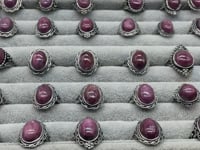 30 Pieces High Quality Ruby Zoisite Different Styles Ring -Wholesale Crystals