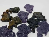 Blue Mixed Yellow Tiger Eye & Lepidolite Mermaid Carving Wholesale -Wholesale Crystals