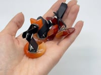 Carnelian Crystal Car Air Vent Clips Moon & Star Wholesale Car Accessories