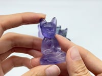 Fluorite Cat Carving Crystals Wholesale