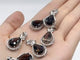 Smoky Quartz Teardrop Cut Faceted Pendant Wholesale #1