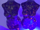 6.1in Large Yooperlite Goddess Carving Wholesale (UV Reactive)