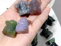 Mini Yoda Carving Wholesale Kambaba Jasper Ocean Jasper
