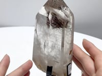 Garden Quartz Raw Bottom Point With Stand #2