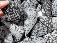 Snowflake Obsidian Arrow Head Shape Wholesale