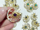Moon Star Brooch Wholesale Amethyst Garden Quartz Amazonite Labradorite