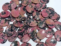 Rhodonite Worry Stone Wholesale