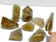 8 Pieces High Quality Golden Rutile Quartz Free Form Home Decor