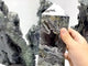 4 Pieces Large Cutting Fluorite Mineral Geode Cubes Specimen Tower Point