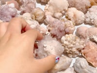 45 Pieces Raw Pink Quartz Specimen