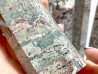 8 Pieces Green Sakura Flower Agate Point