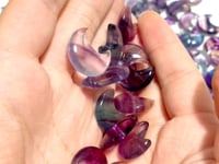 Fluorite Moon DIY Pendant Mini