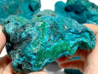5 Pieces Chrysocolla Mixed Malachite Raw Stone Specimen