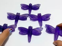 6 Types Dragonfly Crystal Carving Wholesale Caribbean Calcite Rose Quartz