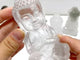 6 Pieces Beautiful Clear Quartz Buddha Carving
