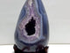 Unique Amethyst Mixed Geode Agate Calcite Dinosaur Egg Shape With Stand