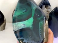 8 Pieces Large Volcano Agate Arrow Head Shape (UV-Reactive)