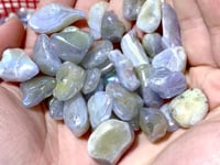 Aura Blue Lace Agate Tumbled Wholesale Closeout