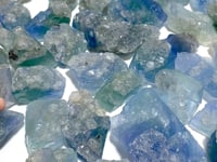 40 Pieces Blue Fluorite Mixed Calcite Raw Stone Specimen For Collection
