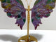 Beautiful Symmetric Ocean Jasper Butterfly Wing Carving With Stand