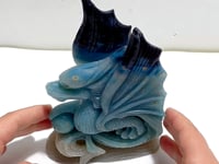 Unique Trolleite Stone Flying Dragon Carving #4