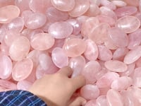 Rose Quartz Palm Crystal Wholesale