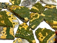 15 Pieces 8th Vein Ocean Jasper Slab