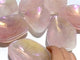 8 Pieces Aura Rose Quartz Bowl Carving