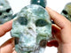6 Pieces Moss Agate Skull Carving