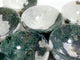 6 Pieces Moss Agate Bowl Carving