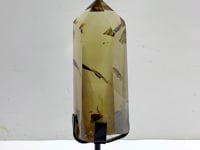 High Quality Clear Citrine Mountain Tower Raw Bottom With Stand