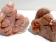 2 Pieces Cute Pink Opal Bird Carving