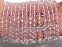14 Pieces Six Star Line Rose Quartz Bracelets