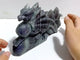 Beautiful Labradorite Flying Dragon Castle Carving