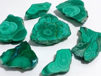 7 Pieces High Quality Beautiful Malachite Slab