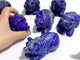 8 Pieces Lapis Lazuli Bears Carving