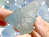 45 Pieces Blue Fluorite Mixed Calcite Raw Stone Specimen