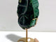 Unique Malachite Raw Bottom With Stand