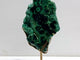 Unique Malachite Raw Bottom With Stand