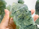 5 Pieces Large Natural Prehnite Tower Raw Side