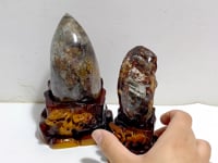 2 Pieces Garden Quartz With Stand